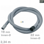 Ablaufschlauch gerade/gerade 19/22mm 2,34m, OT!