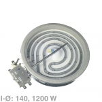 Strahlheizkrper 140mm 1200W 230V