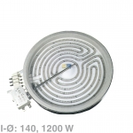 Strahlheizkrper 140mm 1200W 230V