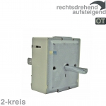 Kochplattenschalter EGO 50.55071.100 Zweikreis, OT!