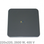 Kochplatte 220x220mm 2600W 400V