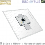 Filterbeutel Europlus R5001 Vlies u.a. fr Rowenta 5 Stk