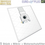 Filterbeutel Europlus H6036 Vlies u.a. fr Hoover Octopus 5 Stk