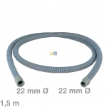 Ablaufschlauch gerade/gerade 22/22mm 1,5m, Universal! AT!