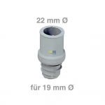 Ablaufschlauch-Endstck 22mm fr 19mm