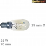 Lampe E14 25W 240V, Universal!