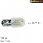 Lampe E17 20W 240V, Universal!