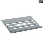 Abtropfschalenabdeckung silber