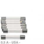 USA-Sicherung 0,5A, 10 Stck