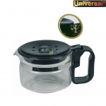 Glaskanne 9-12Tassen Wpro UCF200 Universal! Whirlpool Bauknecht 484000000318 Original fr Kaffeemaschine