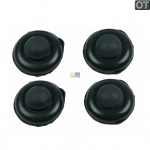 Gummife fr Gasmuldengitter, 4 Stck