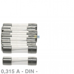 DIN-Sicherung 0,315A, 10 Stck