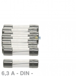 DIN-Sicherung 6,3A, 10 Stck