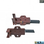 Kohlen kpl. mit Halter 6,3mmAMP, OT!