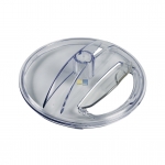 Deckel fr Eismaschine, transparent mit Klappe