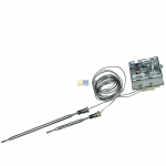 Thermostat/Temperaturbegrenzer-Kombi 135-180�C/230�C EGO 55.60035.010 mit 2 Temperaturf�hlern und Stopfbuchsen