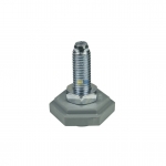Gertefu M10 Gewinde, verstellbar