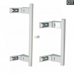 Trgriffsatz wei, Stangenform