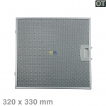 Fettfilter eckig Metall 320x330mm