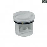 Flusensiebeinsatz Whirlpool-Gruppe/Bauknecht 481248058403 Original fr Waschmaschine