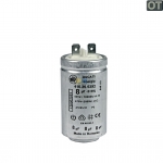 Kondensator 8,00F AEG 125002033/4 8F 425/475V Kondensator mit Steckfahnen Original fr Trockner