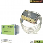 Thermostat K50-H1107 Ranco VB107 2000mm Kapillarrohr 2x4,8mm AMP