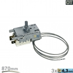 Thermostat K59-L2026 Ranco 870mm Kapillarrohr 3x6,3mm AMP, OT!