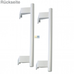 Trgriffsatz wei Liebherr 9086742 Stangenform Original Hebelgriff fr Khl-Gefrier-Kombinationen