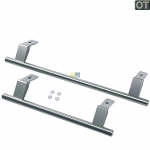 Trgriffsatz silber, Stangenform
