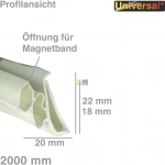 Trdichtung 1-seitig 2m, Universal!
