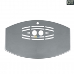 Abtropfschalenabdeckung silber