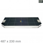 Kohlefilter 487x230mm