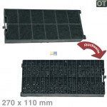 Kohlefilter ZUB880 270x110mm Kppersbusch 539525 Original fr Dunstabzugshaube