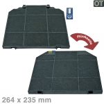 Kohlefilter 264x235mm Electrolux, OT!
