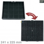 Kohlefilter 241x225mm