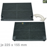 Kohlefilter 225x155mm AT!, 2 Stck