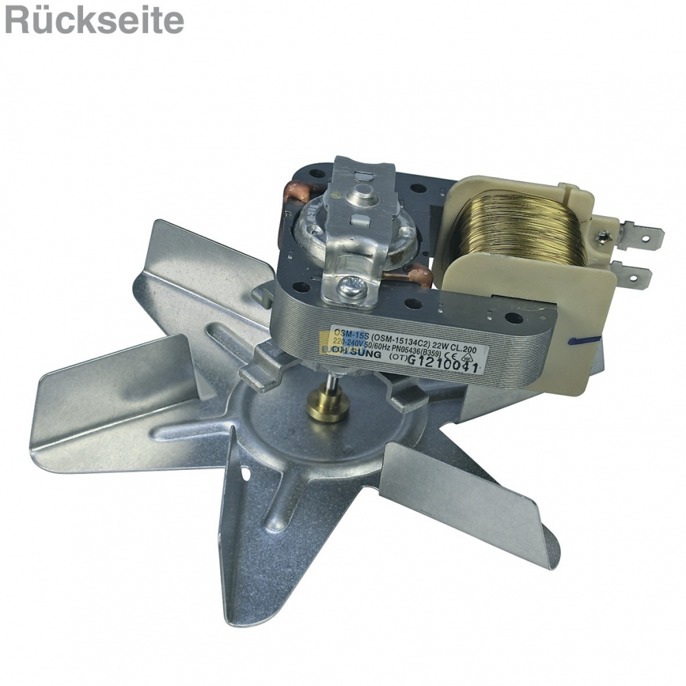 Heiluftventilator Whirlpool 481236118492 mit Flgel fr Backofen Herd NML Ersatz=481010781691