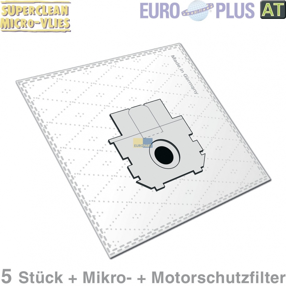 Filterbeutel Europlus P2046 Vlies u.a. fr Volta U Serie 5 Stk