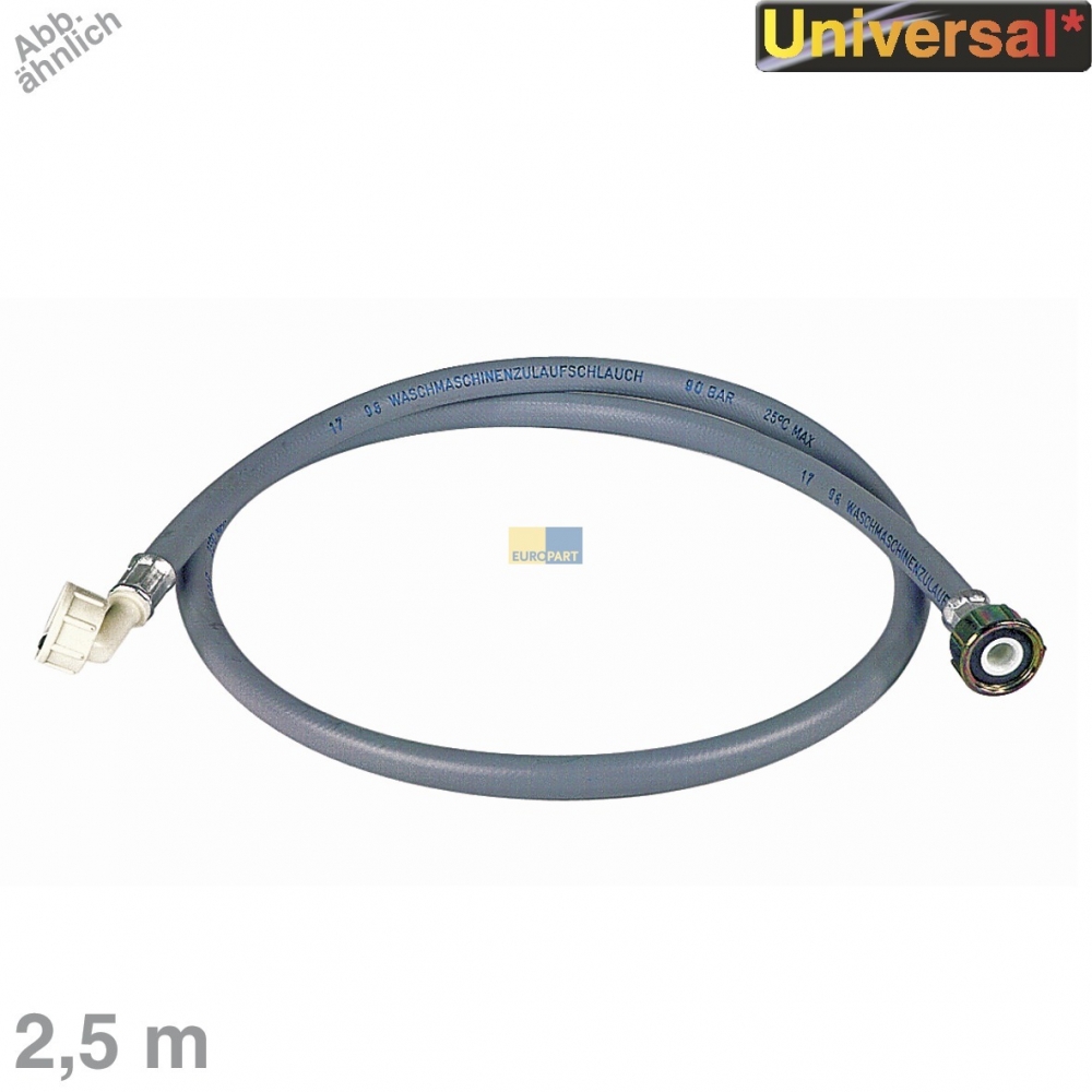 Zulaufschlauch gerade/Winkel 2,5m 25C, Universal! AT!