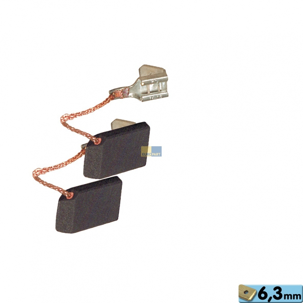 Kohlen 12,8x5,2x24,5mm 6,3mmAMP