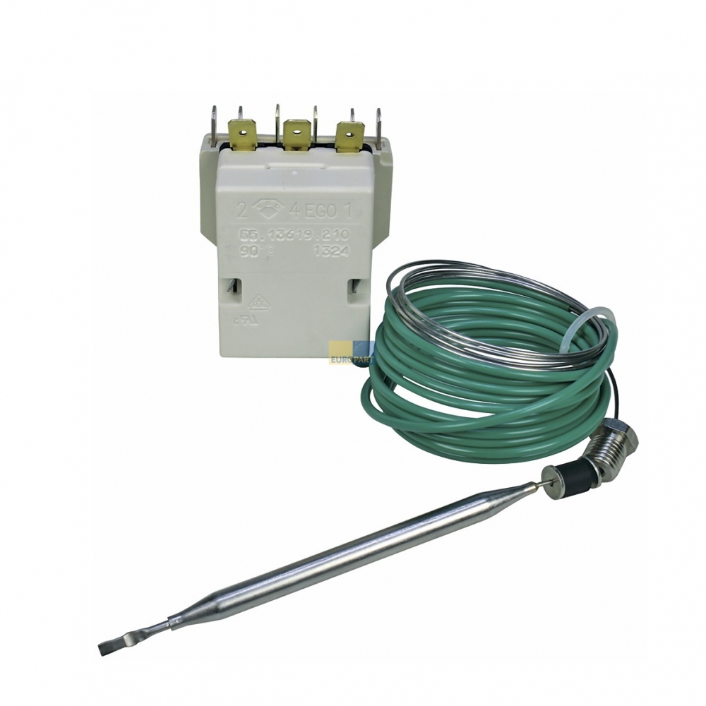 Thermostat 30-90 EGO 55.13619.210 mit Stopfbuchse
