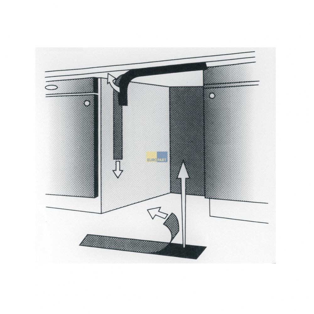 Wrasenschutzfolie Whirlpool 481246678388 Original fr Geschirrspler