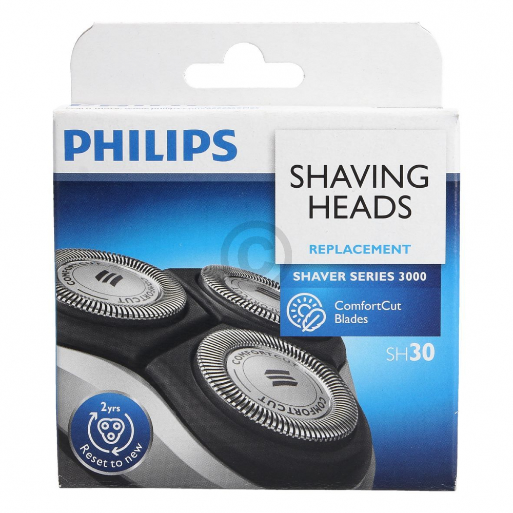 Scherkopfset 3Stk PHILIPS SH30/50 422203626411 Original fr Rasierer