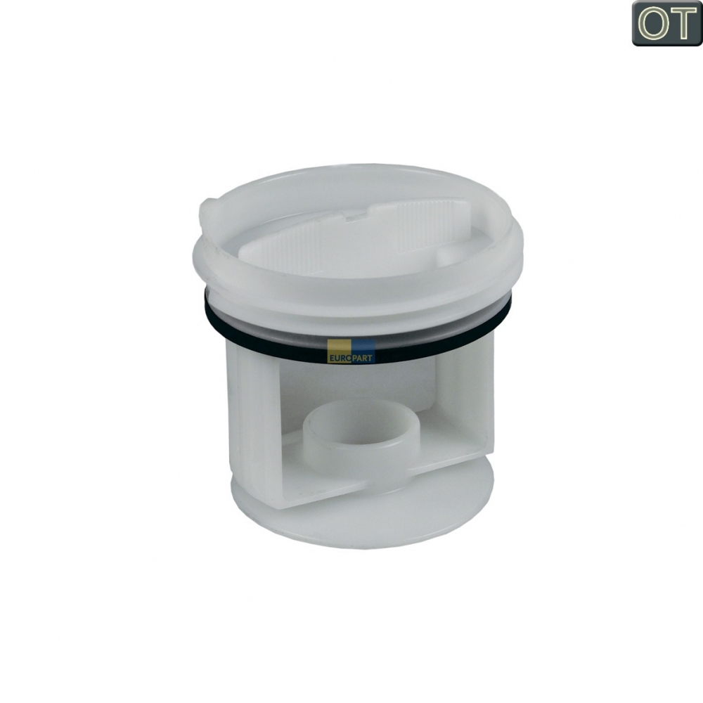 Flusensiebeinsatz Whirlpool-Gruppe/Bauknecht 481248058403 Original fr Waschmaschine
