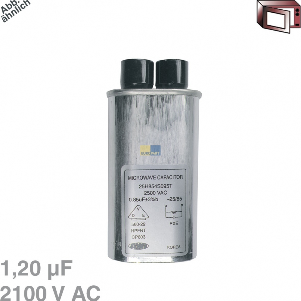 Kondensator 1,20F 2100VAC