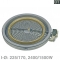 Strahlheizkrper 225/170mm 2400/1500W 230V, OT!