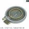 Strahlheizkrper 175/110mm 1800/700W 230V, OT!