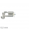 Winkelflachsteckhlse 6,3mm