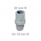 Ablaufschlauch-Endstck 22mm fr 19mm