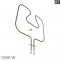 Heizelement Unterhitze 1000W 230V, AT!